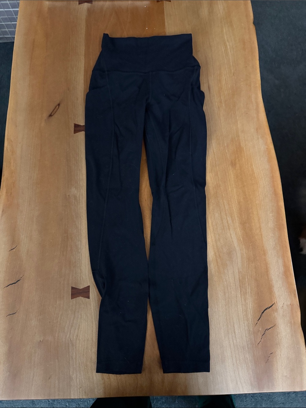 lululemon athletica Black High-Rise Leggings with Side Seams